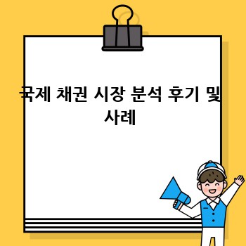 국제 채권 시장 분석 후기 및 사례