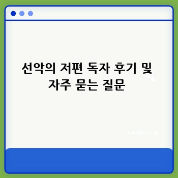 선악의 저편: 완벽 구매 가이드
